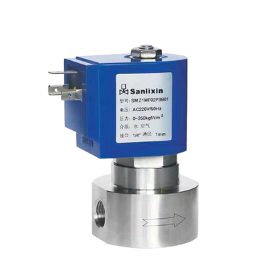 H4S005B01-AC-110 PEEK Material de vedação 1/8' Port Size 110VAC 2 Way NC Solenoide Valve de alta pressão