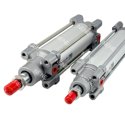 Atuador pneumático Norgren RA/802100/M/75 com furo de 100 mm, curso curto para parada e posicionamento