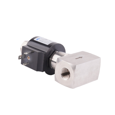 A válvula de ar de aço inoxidável 304 3/8'' Tamanho da porta e tamanho do orificio de 8 mm 350 bar Pressão máxima PEEK Selo 8.7BAS080B03