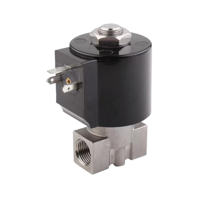 Válvula de água 8.7AAS015B com tamanho de orifício material 1.5mm do selo de PTFE tensão 24VAC 3/8 1/4 3/8 de tamanho do porto