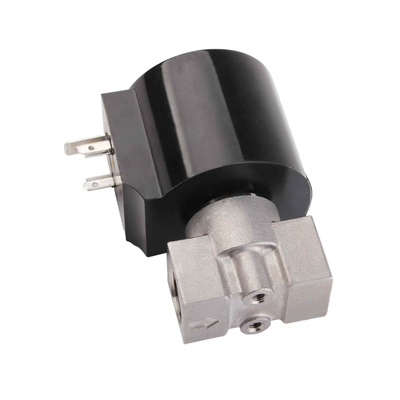 8.7AAS030B Tamanho do orifício de 3 mm válvula solenoide 2 vias NC Port Tamanho 3/8 1/4 3/8 aço inoxidável 304 Material do corpo