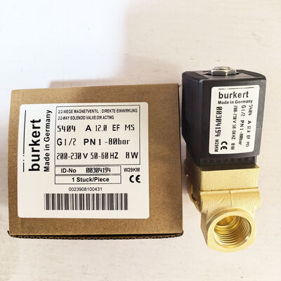 00295636 00301170 00309022 Válvula solenoide Burkert Construção durável Adequada a longo prazo em sistemas de automação industrial