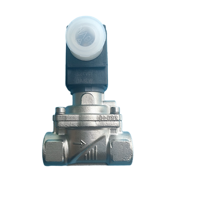 Válvula de solenoide de parte sobressalente multi-voltagem para Burkert 00222010 00222011 00222012 G1/2 Filamento 2/2 normalmente fechado Corpo de aço inoxidável resistente ao frio EPDM