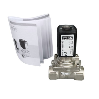 Unidade de Controle de Fluido Burkert 6281 G3/4 Rosca Fêmea Normalmente Aberta 2/2 NA 20.0 Orifício Grande Dimensão Montagem de Vedação FKM Anti-envelhecimento Aço Inoxidável 00228390 00228391 00228392