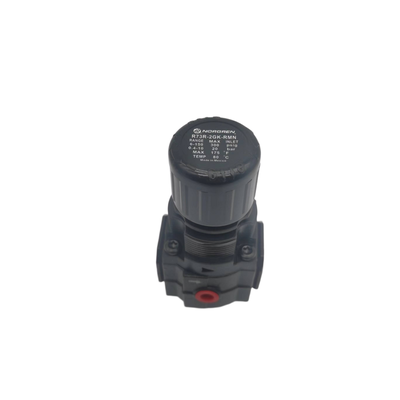 Norgren R18‐B05‐RNLG R18‐C05‐RNLG Pneumático Piloto Operado Função de alívio da válvula de regulação Minimizar o desvio da pressão de saída Ideal para equipamentos com posições de instalação de difícil acesso
