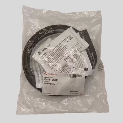 Conjunto de vedação de substituição completa QA/8160/00 Kit de reparo de cilindro Norgren Boa resistência à pressão para operação de desmontagem e revisão de cilindro pneumático de grande calibre