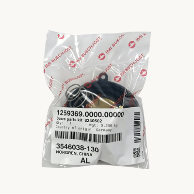 Norgren Buschjost 1259344.0000.0000 Parte de desgaste do diafragma Compatível com válvulas solenoides de processo da série 8240500 Material de vedação antienvelhecimento para operação contínua
