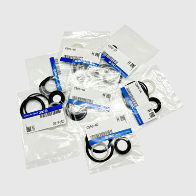 Embalagem de Vedação de Reposição para Automação Pneumática SMC CQ2A/CDQ2A/CQ2B/CDQ2B50-PS PS Cilindro Fino SMC de 50mm de Furo para Manutenção de Atuador Auxiliar de Linha de Montagem Automatizada