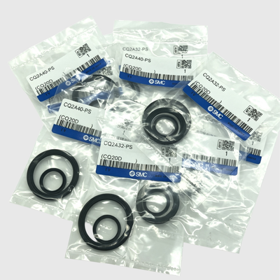 SMC CQ2A/CDQ2A/CQ2B/CDQ2B80-PS Conjunto de embalagem de cilindros pneumáticos de 80 mm Compacto compacto e fino para vedação de cilindros Peças sobressalentes para fixação de cargas pesadas e manutenção de transferência de peças grandes