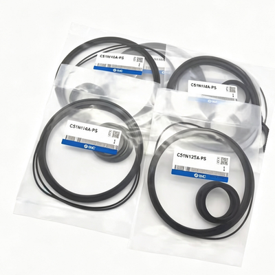 SMC Pneumatic Cylinder Service Kit CS1‑200A‑PS / CS2‑200A‑PS Precisely Sized Sealing Components Fix Rod And Piston Air Leakage For Steel Tube Cylinder Maintenance