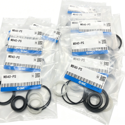 Kit de reparo de vedações para cilindro de ar SMC MB40-PS, componentes de vedação NBR para cilindro pneumático da série MB com furo de 40mm, peças de revisão em estoque
