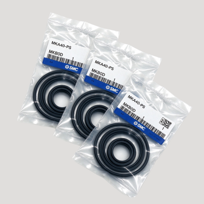 Kit de reparo de vedação MKB/MKA40-PS para cilindro de ar de braço oscilante rotativo SMC série MK Contém retentor de haste e anel de desgaste para serviço no local da oficina
