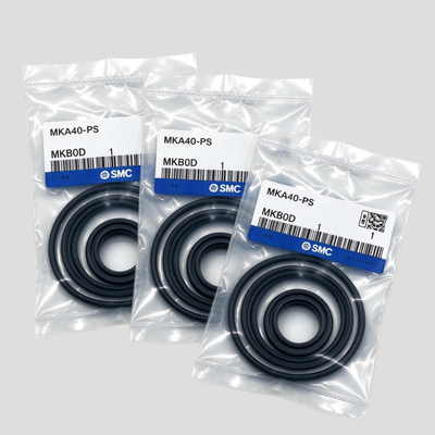 Kit de reparo de vedações para cilindro de grampo rotativo SMC MKB/MKA16-PS para cilindro de fixação rotativo série MK de 16 mm de diâmetro, vedações NBR para manutenção de fixação pneumática