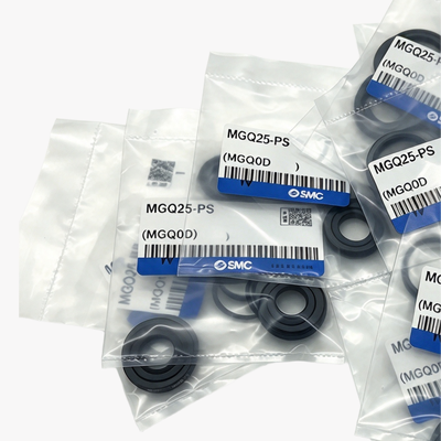 SMC MGQ16-PS Compacto Guia do cilindro Kit de Reparação de Selo NBR Rodas de pistão Selos para MGQ16 16mm Bore Guia Pneumático de Dupla Ação Cylinder Revisão de Manutenção