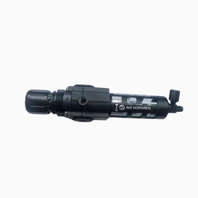 NORGREN F17‐A00‐A3HG Filtro de ar pneumático em linha Função de drenagem automática Cumprir a norma ISO8573‐1 de ar Proteger as ferramentas pneumáticas contra danos causados pela corrosão por contaminantes