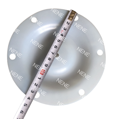 QBY80 QBY100 Diafragma 450MM Diâmetro externo 8 buracos Membrana de fluxo grande branca Para bomba de líquido corrosivos