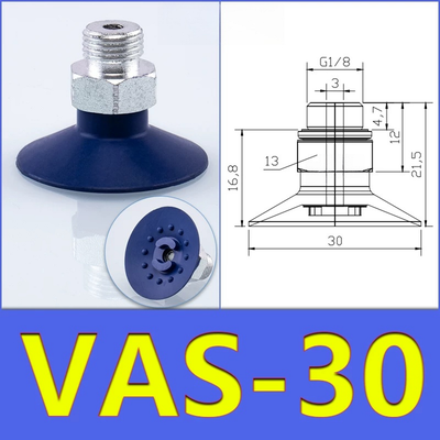 FESTO VAS30 Pneumatic Suction Pad 30Mm Diameter Multi Color Silicone Nitrile Rubber Wear Resistant For Robot Material Transfer