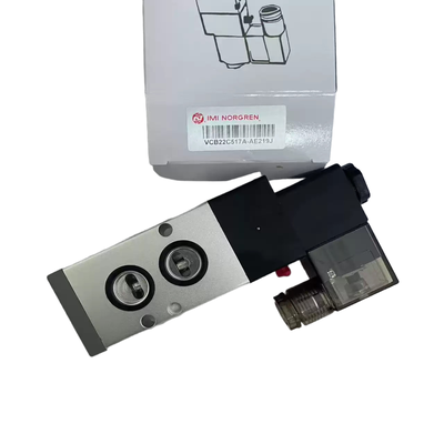 Válvula Solenoide Montada em NAMUR IMI NORGREN VCB22C517A-AE219J G1/4 AC220V Válvula Direcional Pneumática 5/2 para Atuador
