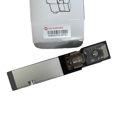 Válvula Solenoide Montada em NAMUR IMI NORGREN VCB22C517A-AE219J G1/4 AC220V Válvula Direcional Pneumática 5/2 para Atuador