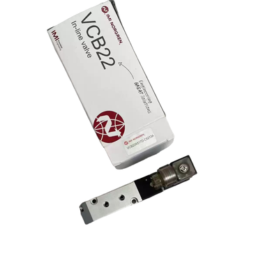 Válvula Solenoide de Porta Mini M5 IMI Norgren VCB22A517D-C5213A Válvula Direcional Pneumática 5/2 24VDC para Eletrônica de Precisão Tamanho Compacto com Indicador LED