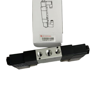 Válvula Solenoide para Linha de Embalagem IMI NORGREN VCB22B511A-AB213J G1/4 24VDC Válvula Direcional Solenoide Dupla 5/2 Bobina Dupla de Travamento
