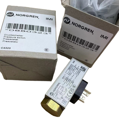 Interruptor de pressão G1/4 0,5-8 bar NORGREN 0880323 Monitor de pressão para tubulação de fluido de máquina-ferramenta