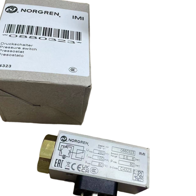 Interruptor de pressão G1/4 0,5-8 bar NORGREN 0880323 Monitor de pressão para tubulação de fluido de máquina-ferramenta
