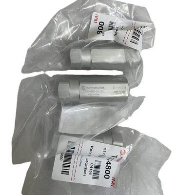 Válvula de retenção em linha T55C4800 IMI Norgren G1/2 Rosca Válvula pneumática compacta de alumínio para máquinas de embalagem