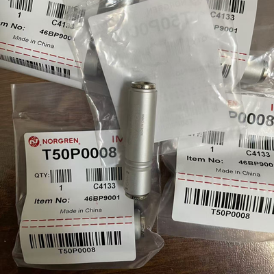 Válvula de retenção de encaixe IMI Norgren T50P0008 para tubo OD de 8 mm, baixa pressão de acionamento, válvula de verificação para sistema pneumático a vácuo