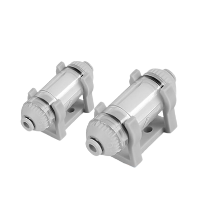 SMC ZFC76‑B‑X02 ZFC77‑B‑X02 Straight Through Pneumatic Suction Filter High Vacuum Flow Performance RoHS Compliant Multi Angle Mount Fit Unequal Port Industrial Auxiliary Vacuum Equipment Layout