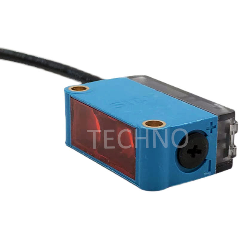 W12-2 Sensor de distância do laser doente Plastic IO-Link 2mW/Sr Ajuste de cabo