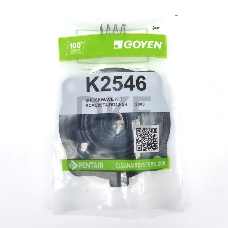 Kit de diafragma Goyen RCAC25 Tipo K2546 Série T4, DD4, FS4 Material nitrílico