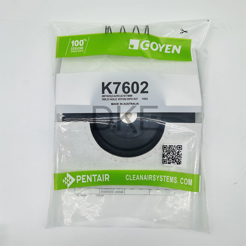 Coletor de poeira Goyen Série T FKM /  Pulse Valve Diafragma K7602 Tamanho 3" CA76/RCA76,MM