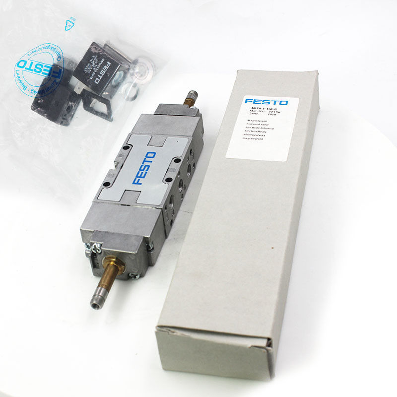 Festo JMFH-5-1/8-B válvula com bobina 30486 Tiger 2000 5/2 G1/8 Int Pilot