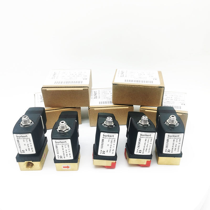 Válvula Solenoide Burkert 00125301 6013 24V DC Voltagem 1/4 Conexão de Portos