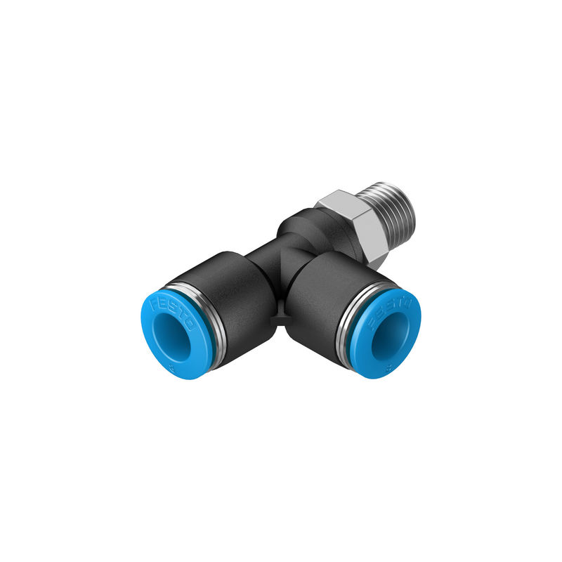 Festo QSTL-1/8-8 Acessórios hidráulicos pneumáticos QSTL Série T Acessórios R 1/8 Macho A 8 mm