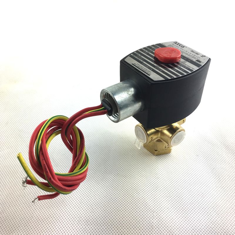 ASCO SCB320B174.230/50 NPT1/4 3/2 Corpo de latão universal NBR série 320 válvulas solenoides em linha operadas diretamente
