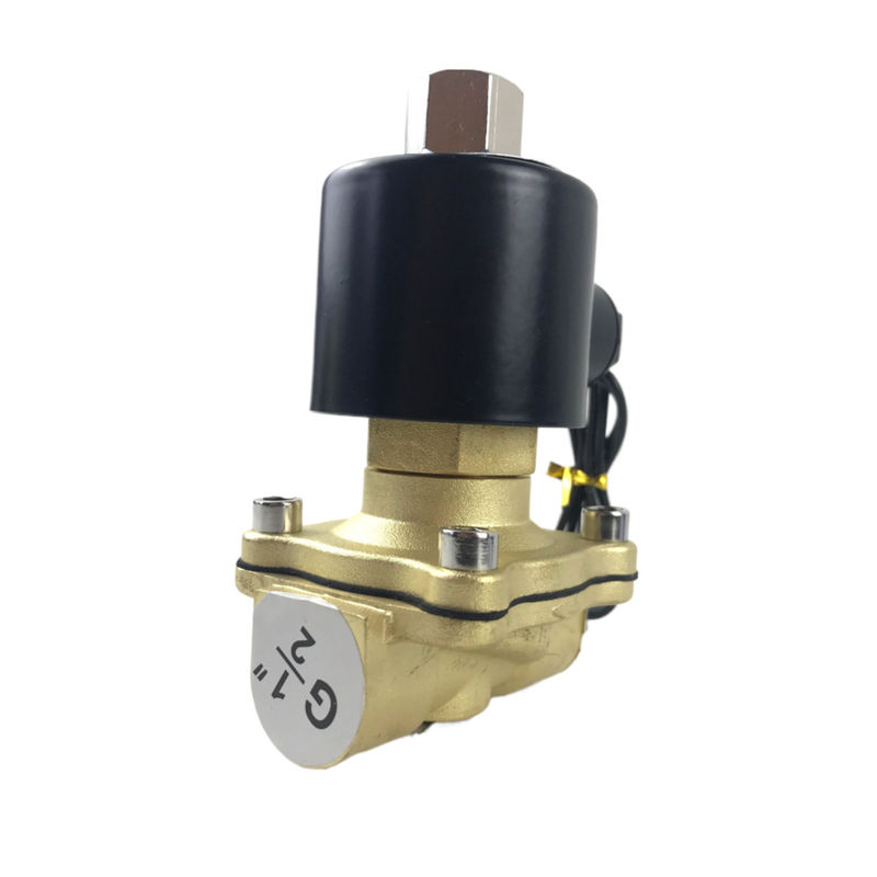 3/4 polegadas 2W200-20 NPT Água Ar Latão Solenoide NC 2 Way