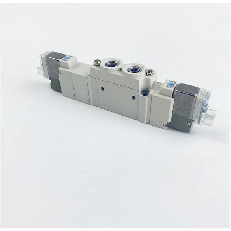 SMC SY5320-6LZD-C8 DC12V Válvula solenoide de toque único de 3 posições fechada Centro Port Size ø8