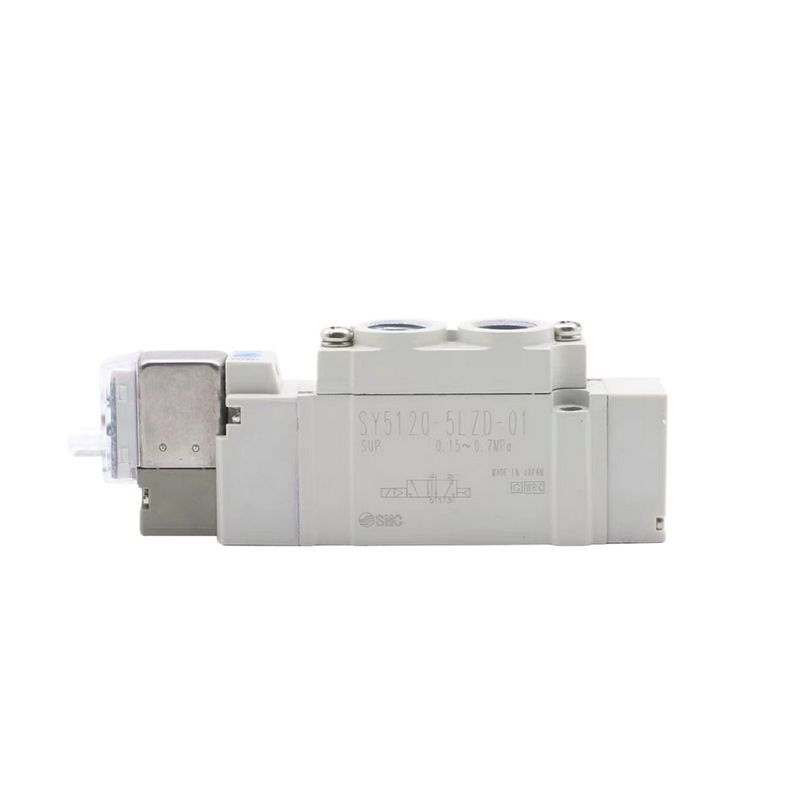 Tamanho da porta Ø6 SY3420-6LZD-C6 SMC Pneumática Solenoide Valve3 Posição Centro de escape DC12V