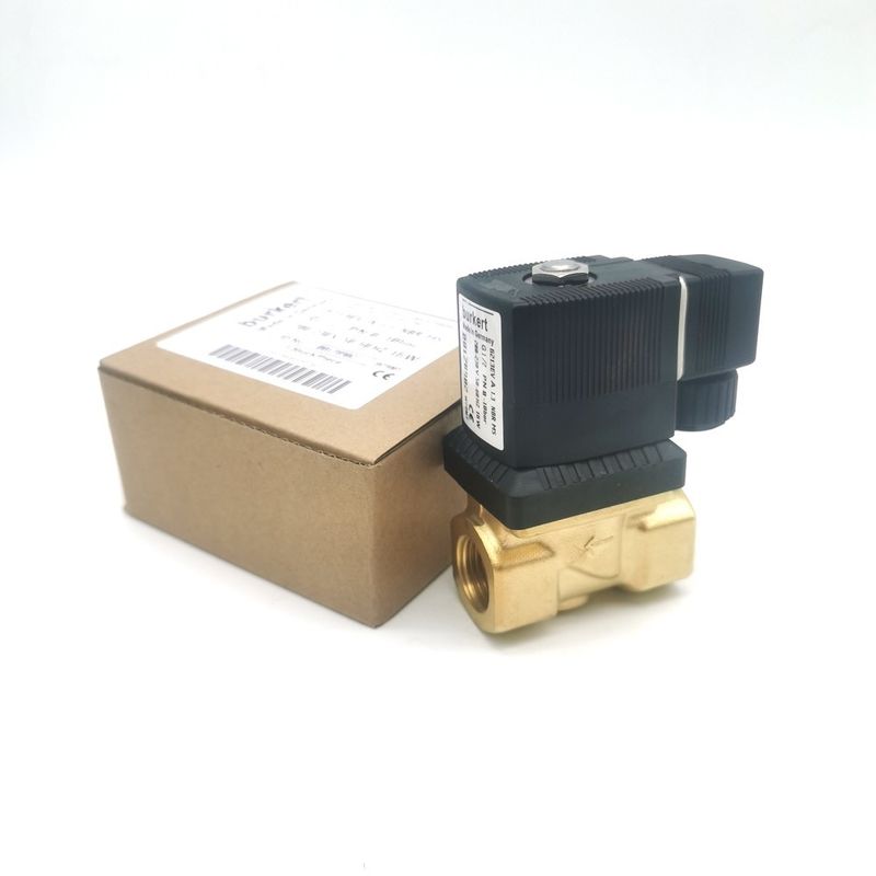 AC220V 00126219 válvula de solenoide Burkert AC220V 6014 C normalmente fechado G1/8 1.5 Flow Hole 8W Corpo de válvula de aço inoxidável 0~16bar