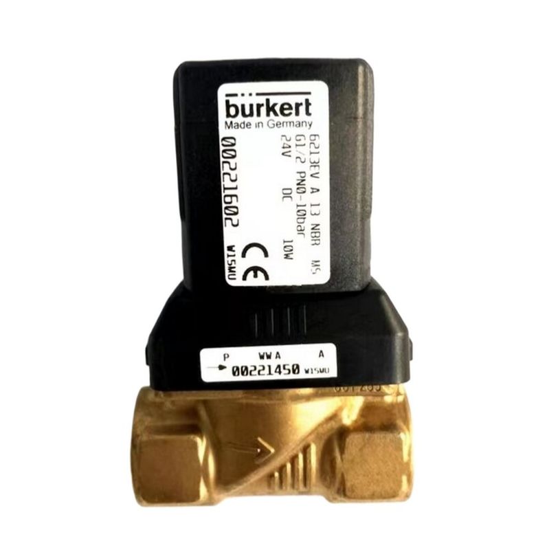 00308506 BURKERT Válvula solenoide G1 2/2 Normalmente fechada 25 Flow Hole FKM Corpo de válvula de latão selado 8W 1-32bar