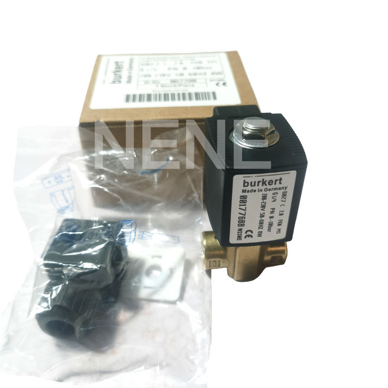 Válvula Solenoide Burkert 00134241 6013 Tipo de Ação Direta G1/8-Inch 2.5 Flow Hole FKM Corpo de válvula de latão selado 24VAC 8W 0~16bar