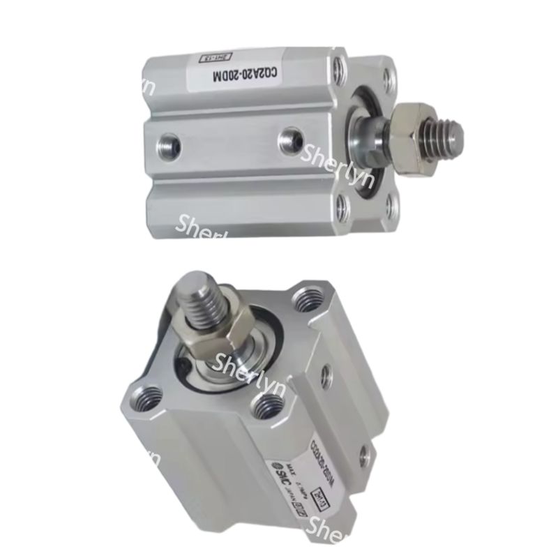 SMC Série CQ2 cilindro compacto CQ2A12-45D Tipo padrão de dupla ação bastão único