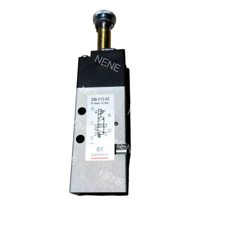 CAMOZZI 358-015-02-G77 Válvula Solenoide 5/2 Vias 1/8" 24V DC 3.1W /48V AC 3.8VA