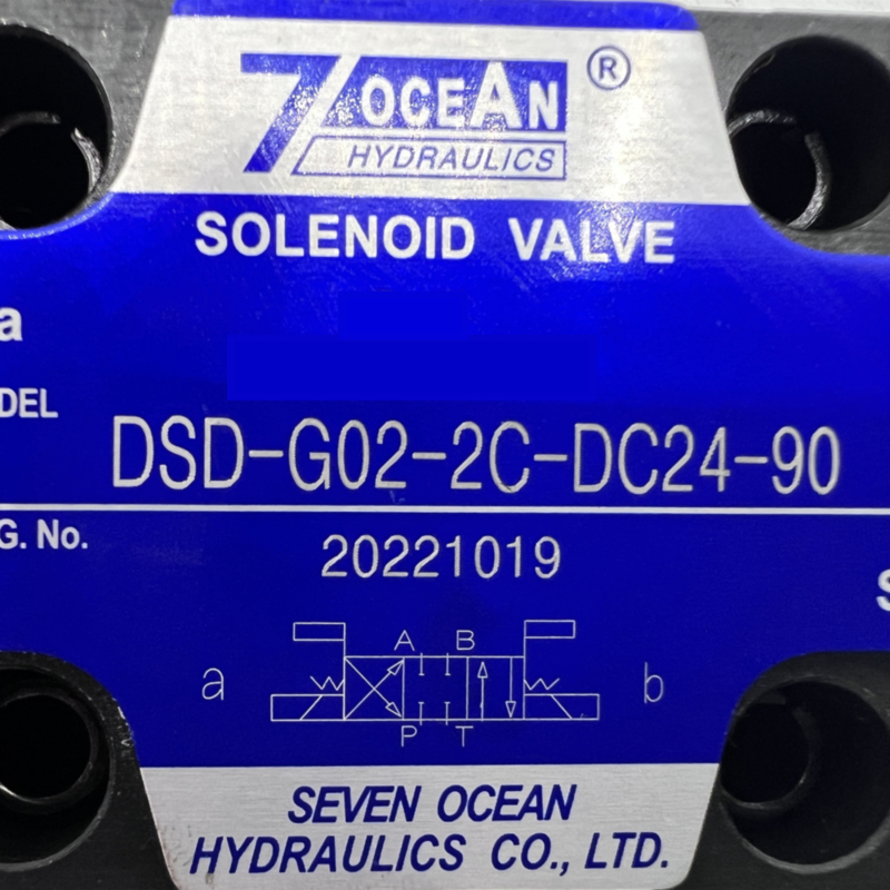DSD-G02-2C-DC24-90 DC24V Voltagem válvula eletromagnética 7OCEAN