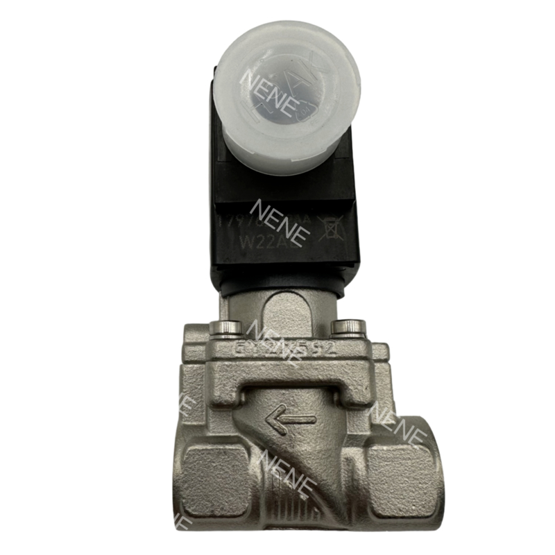 00322544/00322545/00322546 Válvula Solenoide Corpo em Aço Inoxidável G3/8 Tipo 6281 0.2-16bar -30~+90℃