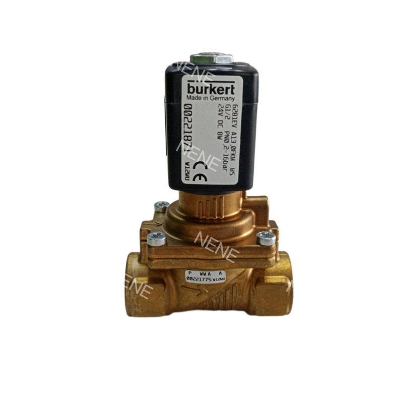 00322500 6281 Válvula Solenoide 2/2 Normalmente Fechada 10.0 Orifício de Fluxo NBR Vedada Corpo em Latão AC24V