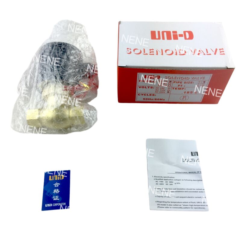 US-10 UNID Válvula solenoide pneumática 3/8" NPT 2/2 Caminho normalmente fechado (N.C.)