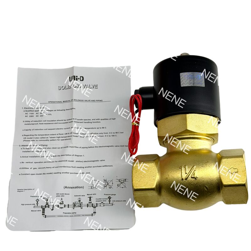 US-35 UNID NC Tubo de válvula de solenoide pneumático Tamanho 1 1/4 "Oriçamento 30 mm